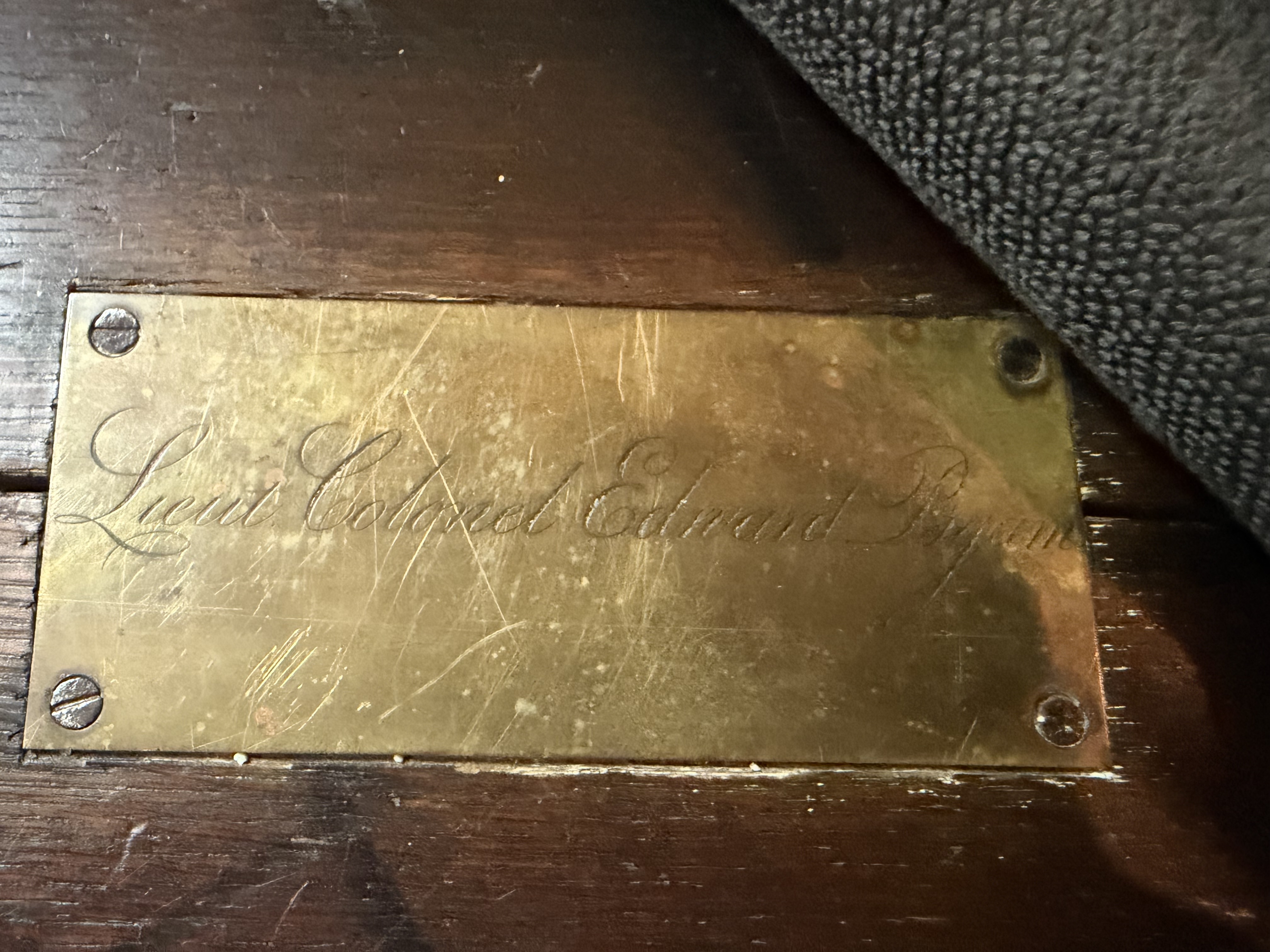 Lt Col Edward Byam Chest